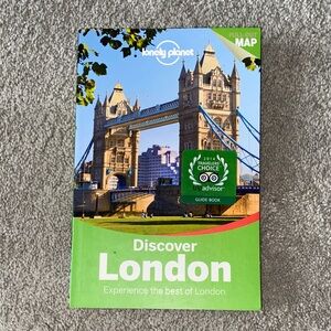 Lonely Planet Discover London Guidebook with pullout map